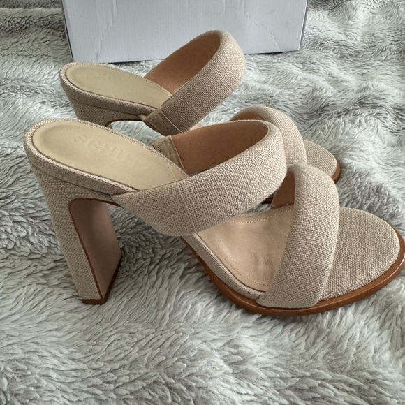 Schutz Mully Fabric Sandal - Picture 2 of 5